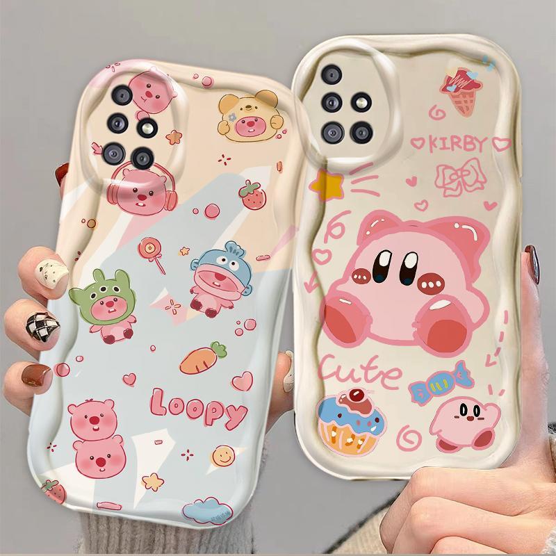 Thích hợp cho Samsung A51 A515F A31 4G 3D Girls Soft TPU Loopy Kirby Vỏ điện thoại chống sốc
