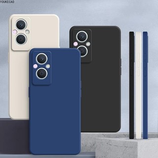 Dành cho Ốp lưng OPPO Reno 7Z 5G / Reno8Z 5G màu trơn OPPO Reno 7Z / Reno8Z 5g Vỏ bảo vệ silicon chống rơi màu trơn đơn giản