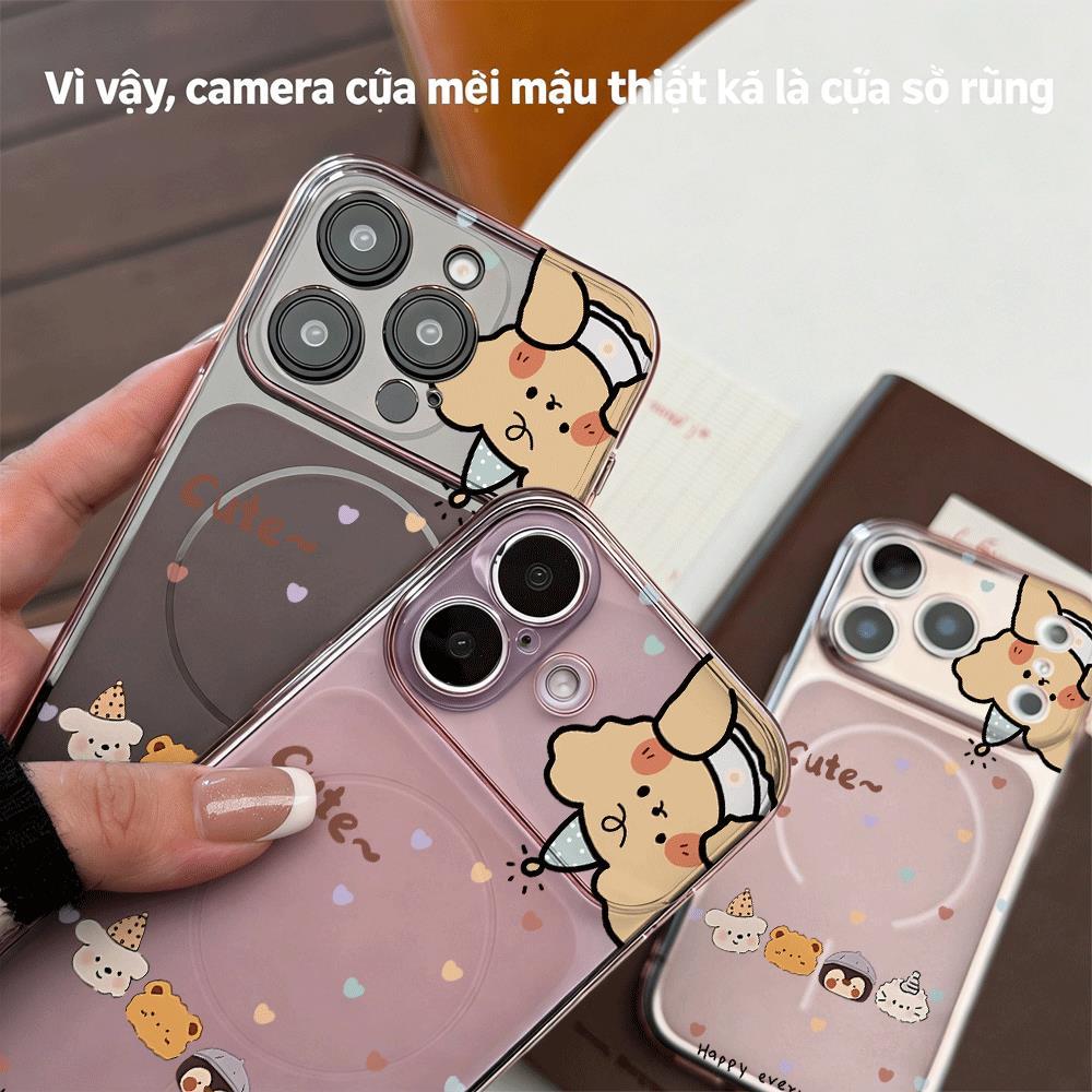 Hình đại diện mềm mạiPhù hợp với vỏ điện thoại 17/16pro, khôHình dùHình vỏ Corning
