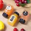 Hộp đựng đồ uống TRTR 4 Chai nước ép 120ml Cà phê trong suốt rỗng Milktea Chai nhựa vuông có nắp VN