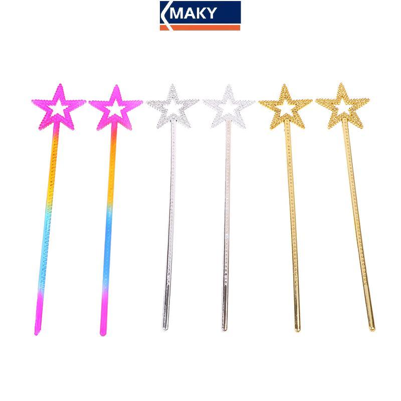 MAKY 1 Cây Đũa Phép Cổ Tích Ngôi Sao Thiên Thần Phép Thuật Cây Đũa Phép Ngôi Sao Năm Cánh Công Chúa Magic Fairy Cane VN