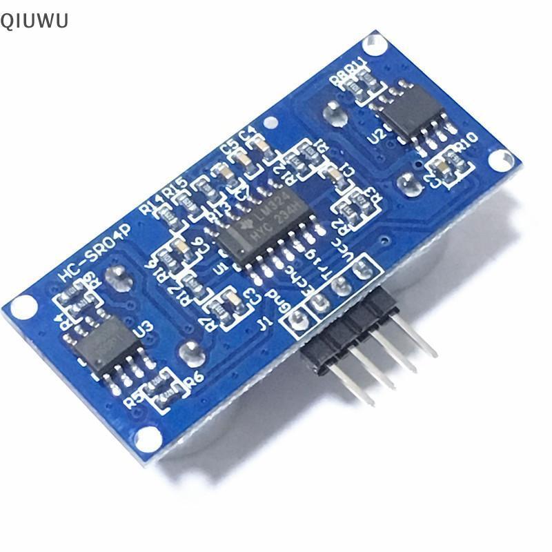 Mô-đun cảm biến khoảng cách siêu âm QIUWU HC SR04 Phát hiện phạm vi chính xác cao cho ô tô thông minh DIY.