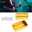 Toyuvn Guitar Pickup Bìa Kim Loại Trang Trí Điện Kit Cuộn Dây Đơn Đánh Bóng để Thay Thế