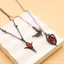 Trò chơi tình yêu và không gian sâu Ngoại vi Sylus Dragon Shadow Fall Derived Vòng cổ Mephistopheles Crow Gem Punk Mặt dây chuyền Quà tặng sinh nhật
