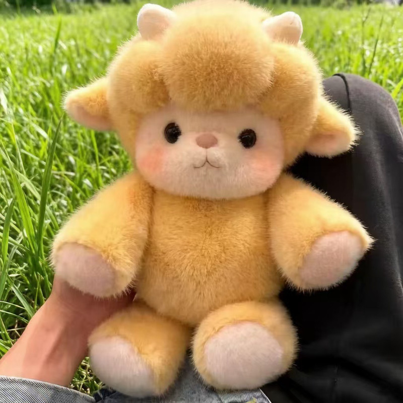 Gấu Bông Cừu Chạy Bộ,Size 45 Cm,Chất Liệu Nhung Ngắn Cao Cấp,Lớp Bông PP,Búp Bê Trẻ Em Dễ Thương