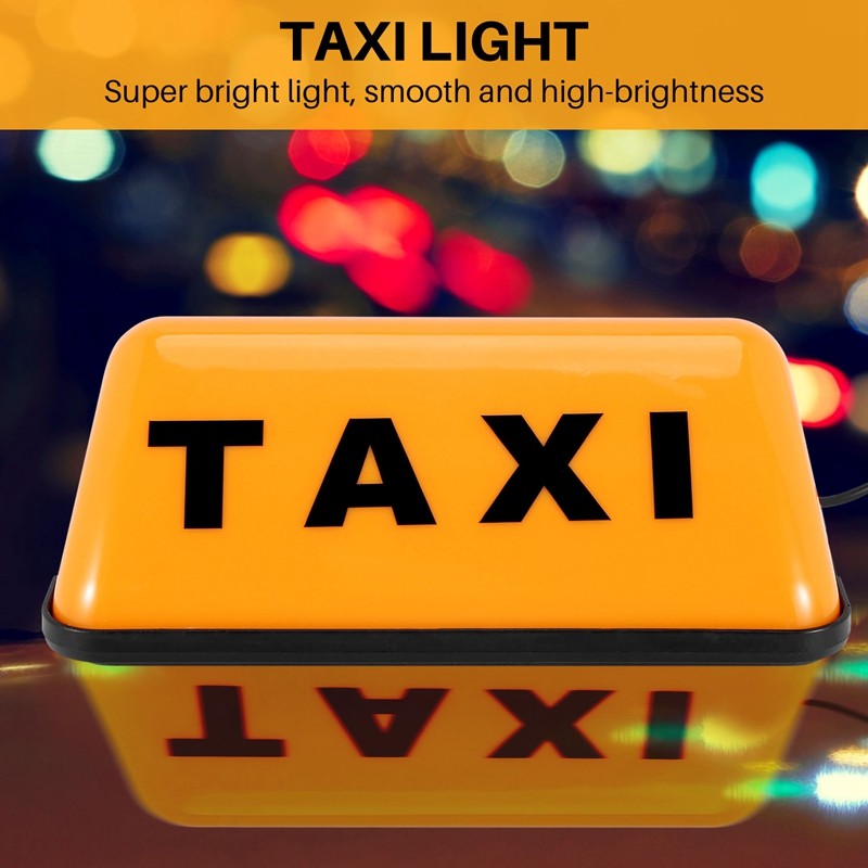 Đèn LED báo Taxi, đèn chạy ban ngày ô tô 12V 3W, gắn mái/cab, ký hiệu LED
