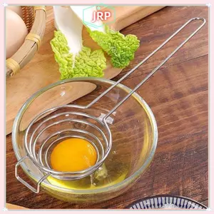 Bộ lọc tách lòng đỏ trứng bằng thép không gỉ cao cấp JRP, Bộ chia lòng trắng trứng dễ dàng JRP
