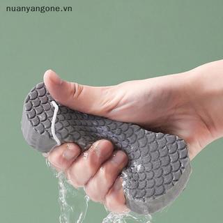 Nuanyangone.vn Sợi Tẩy Tế Bào Chết Toàn Thân Tắm Bọt Biển Tẩy Tế Bào Chết Bàn Chải Magic Phòng Tắm Sản Phẩm Hộ Gia Đình Hàng Hóa Nhà Vườn Mới