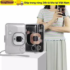 Túi đựng SNUGHOUSE Pha lê chuyên nghiệp Bảo vệ trong suốt cho Fujifilm Instax mini Liplay
