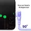 Btsg 120W 6A Cáp USB Type C sang USB Sạc nhanh Dây sạc nhanh Cáp silicon