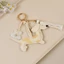 COO Handmade Da PU Da Dapple Dachshund Móc Khóa Tối Giản Ví Dây Xích Trang Trí Cho Túi Và Chìa Khóa Với Màu Vintage Op