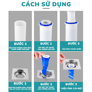 Van Silicon Một Chiều Ngăn Mùi Hôi Thoát Sàn - Lõi Khử Mùi Bồn Rửa Chống Gián Và Khí Độc Đường Ống Tiết Kiệm Tiện Lợi