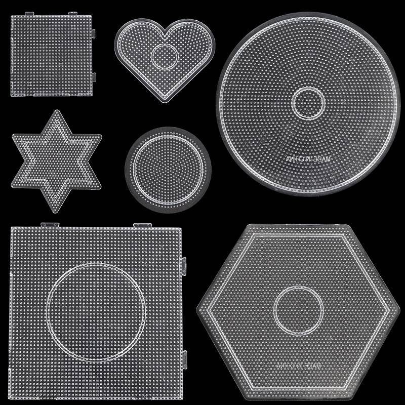 MUQV 5 Loại Lựa Chọn 2.6 Mm Perler Hạt Mẫu Pegboard Cho Hama Hạt Công Cụ DIY Giáo Dục Xếp Hình Beadbond Đồ Chơi n