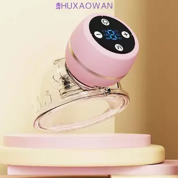 Máy hút sữa điện ZHIXAOWAN, Màn hình LED tuổi thọ pin dài hơn Máy hút sữa rảnh tay, Máy bơm có thể đeo được 9 cấp độ Tiếng ồn thấp Máy hút sữa im lặng Biểu hiện sữa
