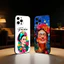 Ốp điện thoại nghệ thuật TP-1 F-Frida-s K-Kahlo-g cho iPhone17,16,15,13,12 Plus, Max Soft Silicone Black Cover