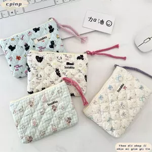 Túi Bảo Quản CPINCP, Ví Đựng Tiền Xu Hoa Nơ, Quà Tặng Động Vật Ví Chìa Khóa Đa Năng Túi Son Môi