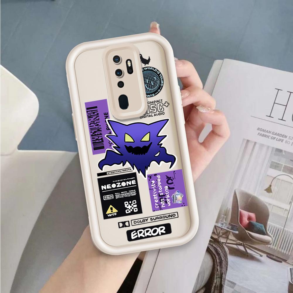 Ốp Lưng Cho OPPO A9 2020 A5 2020 A11 Ốp Điện Thoại Mềm Silicon Hoạt Hình TPU Gengar Mắt Thiên Thần Ốp Lưng Chống Sốc
