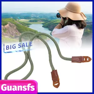 guansfs Hộp đựng Acouto Arrow Hộp đựng máy ảnh Dây đeo an toàn Thoải mái và đeo vai toàn cổ - Điện tửHộp đựng máy ảnh & túi đựng ảnhMáy quay phim hai mắt (Đen)