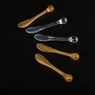 ZMONH 5 Chiếc Nhựa Mỹ Phẩm Thìa Muỗng Kem Dưỡng Mắt Chống Nhăn Mắt Máy Mát Xa Mắt Sti Mặt nạ Thìa Dụng Cụ Chăm Sóc Da