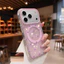 Ốp điện thoại từ tính điểm sóng thời trang cho iPhone 17 Pro Max 16 13 14 15 pro max Bảo vệ ống kính chống rơi Vỏ cứng bảo vệ điện thoại