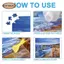 Keo xếp hình, Keo xếp hình có đầu xốp cho giấy xếp hình, Gỗ, Keo tiết kiệm xếp hình khô nhanh, Dễ sử dụng