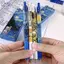 HFTOY 4 Cái / hộp Hợp Thời Trang Van Gogh Tranh Sơn Dầu Báo Chí Bút Gel Mực 0.5 Mm Bút Bi Văn Phòng Phẩm Qui-Drying Bút Dành Cho Học Sinh ~