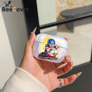 Ốp Mềm Captain America Dễ Thương Cho AirPods 2 3 4 S PRO PRO2 PRO3 Vỏ TPU Mềm NYEJ