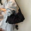 Túi đeo vai Nylon dây rút thể thao phong cách phương Tây Túi xách nhẹ thông thường Túi xách nữ phù hợp