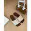 TT Dệt Tua Rua Flip-Flops Giày Nữ Mùa Hè Phong Cách Mới Dày Thấp Gót Vuông Giày Sandal Đi Biển