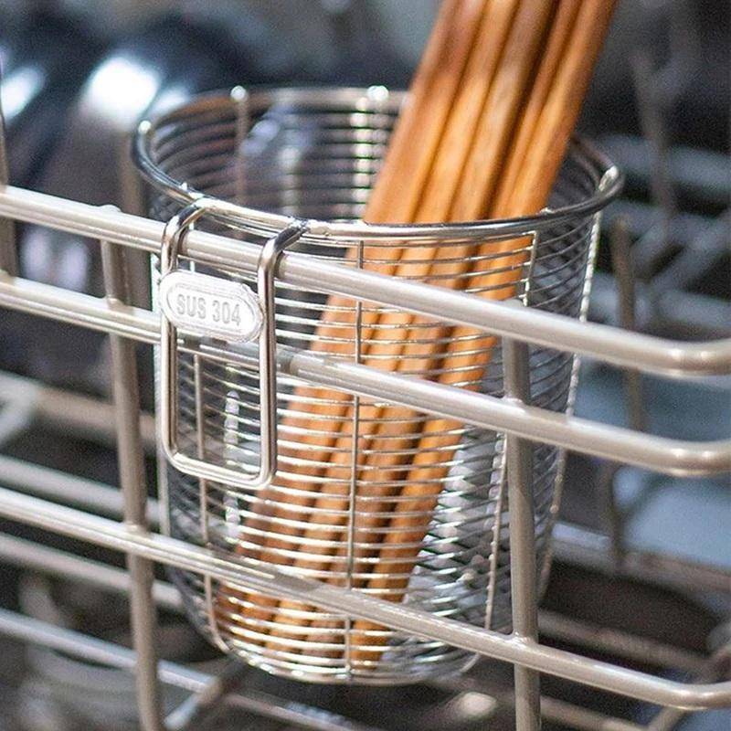 [G & Y-t] Giá đỡ Chopsti bằng thép không gỉ 304 Dụng cụ sắp xếp nhà bếp treo cống cho giải pháp lưu trữ tường Khu vực nướng bánh [Mới]
