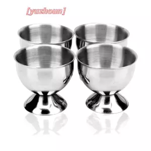 Cốc trứng luộc mềm bằng thép không gỉ Giá đỡ trứng để bàn Cốc dụng cụ nhà bếp Bộ đồ ăn sáng hơi Ra Khuôn cho trứng Poach