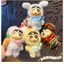 Bán chạy [Chính hãng] Phim hoạt hình Crayon Shin-Chan Jungle Series Móc khóa Chú voi dễ thương Bút chì Shin-Chan Túi quyến rũ Đồ trang trí Bút chì đan chéo dễ thương Quà tặng Shin-Chan