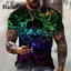 Áo Thun Nam Nữ In Hình Graffiti Neon, Style Hip Hop Thời Trang Mùa Hè