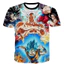 Áo thun unisex họa tiết 3D Dragon Ball, cổ tròn tay ngắn, thiết kế thời trang và thoải mái