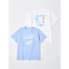 Áo thun Cotton unisex với họa tiết kem dễ thương, size từ XS đến 3XL, hàng sẵn có.