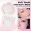 【Roshy】Tạo khối Làm sáng da Màu đơn sắc Ánh nhũ nhẹ Phấn bắt sáng Ứng dụng linh hoạt Làm sáng da mặt đa năng