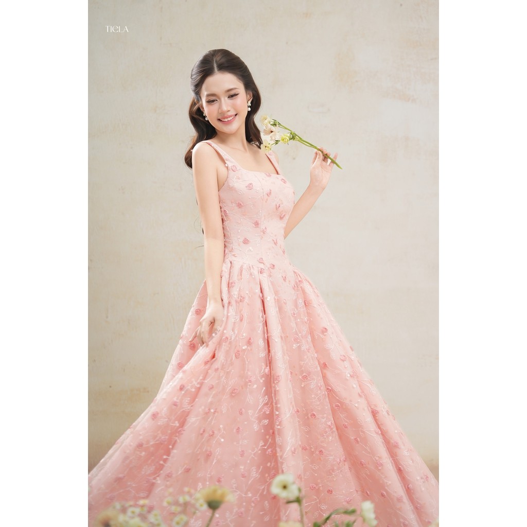 Đầm váy hoa hai dây-Lucia Dress