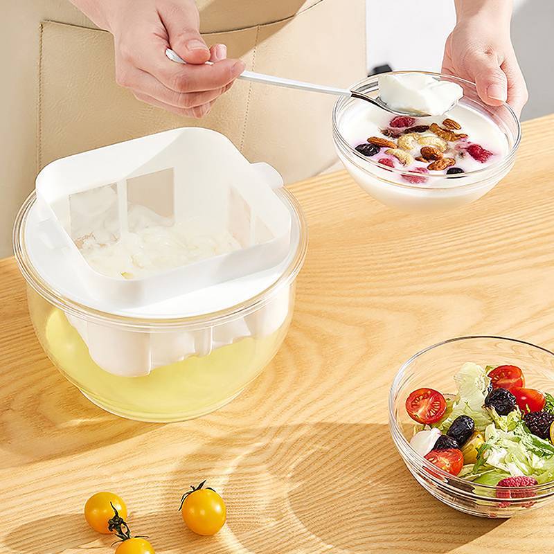 Máy Lọc Sữa Chua Cà Phê MUQV Tự Làm Hy Lạp- Sữa Chua Đậu Nành Phô Mai Whey Tách Thoát Nước Lưới Mịn Lọc n