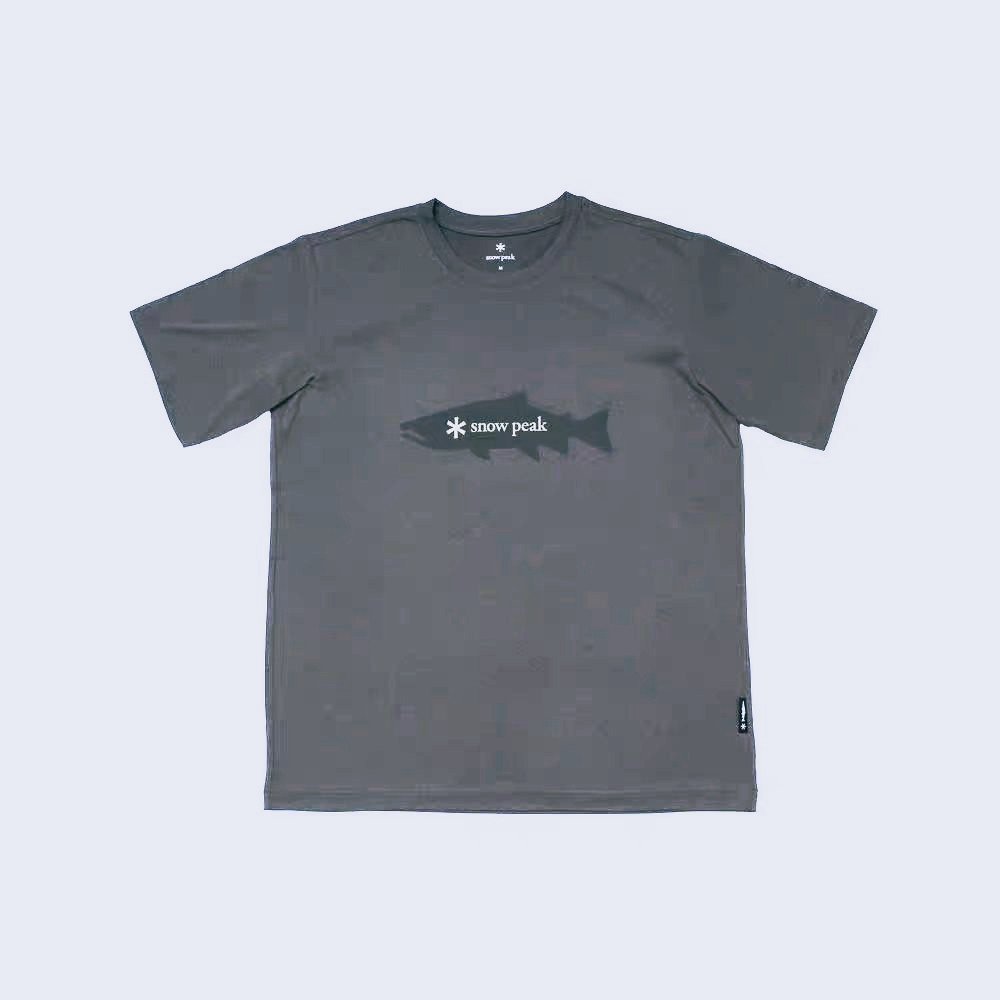Áo thun Cotton ngắn tay in hình đỉnh tuyết, thích hợp cho Unisex
