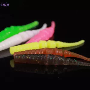 SAIA Fishing Jig - Lưỡi câu mồi nhân tạo mềm và PVC, size 4cm nhiều màu sắc
