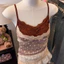 Đồ ren hai mảnh dễ thương cho bé gái, phù hợp với áo vest giả và slim-fit, thời trang đi dạo phố và hộp đêm.
