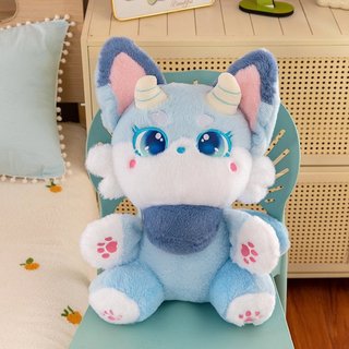 Little Devil Fox Sang Trọng Búp Bê Mềm Ngắn Sang Trọng PP Cotton Dễ Thương Trẻ Em Quà Tặng Sinh Nhật Trang Trí Nhà Phong Cách