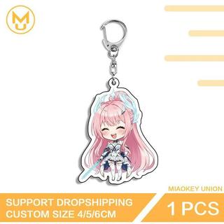 Angry Aemeath Keyring Wuthering Waves Waifu Eimesu Adorable Pendant Accessories Suitable For