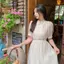 Đầm cổ điển phong cách Trung Quốc mùa hè,short sleeves,nút nhấn,tinh tế và cao cấp