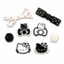 Set charm Hello Kitty gắn dép siêu kute Sweet đen dễ thương