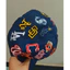 Mũ bóng chày Snapback MLB Pro Standard màu xanh hải quân, điều chỉnh được, vành cong, che nắng, unisex.