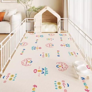 Thảm cho chó hoạt hình, Thảm cho chó Playpen Pee cho chó con Mèo, Thảm trải sàn cho thú cưng PVC chống thấm nước| Dễ dàng làm sạch, chống trượt và chống bẩn