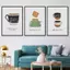 Nordic Kitchenware Toaster Teapot Coffee Pot Blender Canvas Painting Art Home Wall Decor Canvas Poster