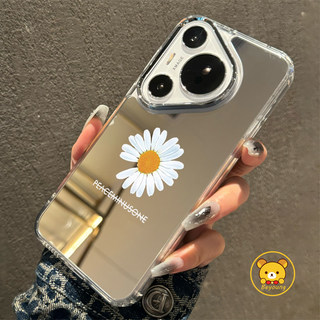 Ốp Điện Thoại Hoa Hoạt Hình Cho Honor 600 Lite 500 400 300 Ultra 200 Smart 100 90 Lite 80 70 60 50 Pro Plus 60 50 SE Magic 8 7 6 Pro Air 5 4 Lite Vỏ Gương Hoa Dễ Thương