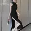 Đầm tweed xám dáng suông cho cô gái, phù hợp mọi vóc dáng